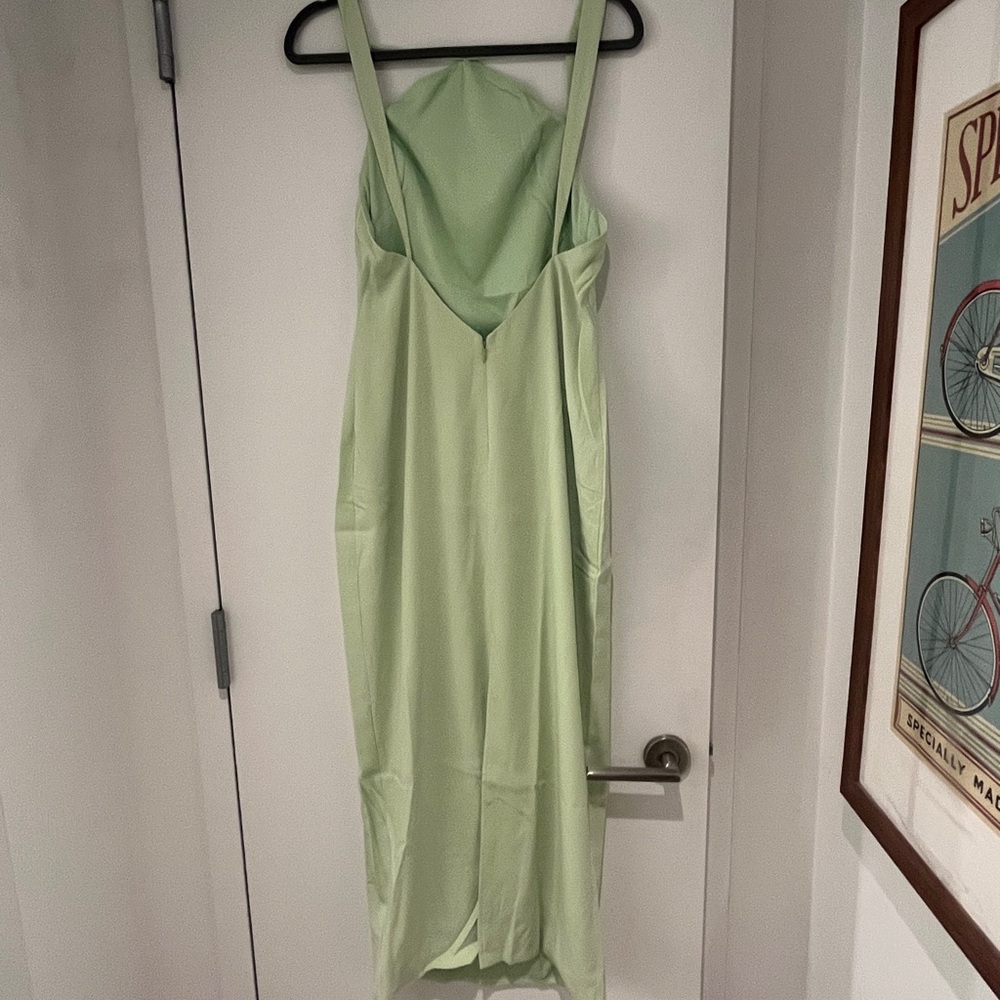 NWT - never worn - Chic Strappy Lime Green Maxi Dress - Picture 4 of 5